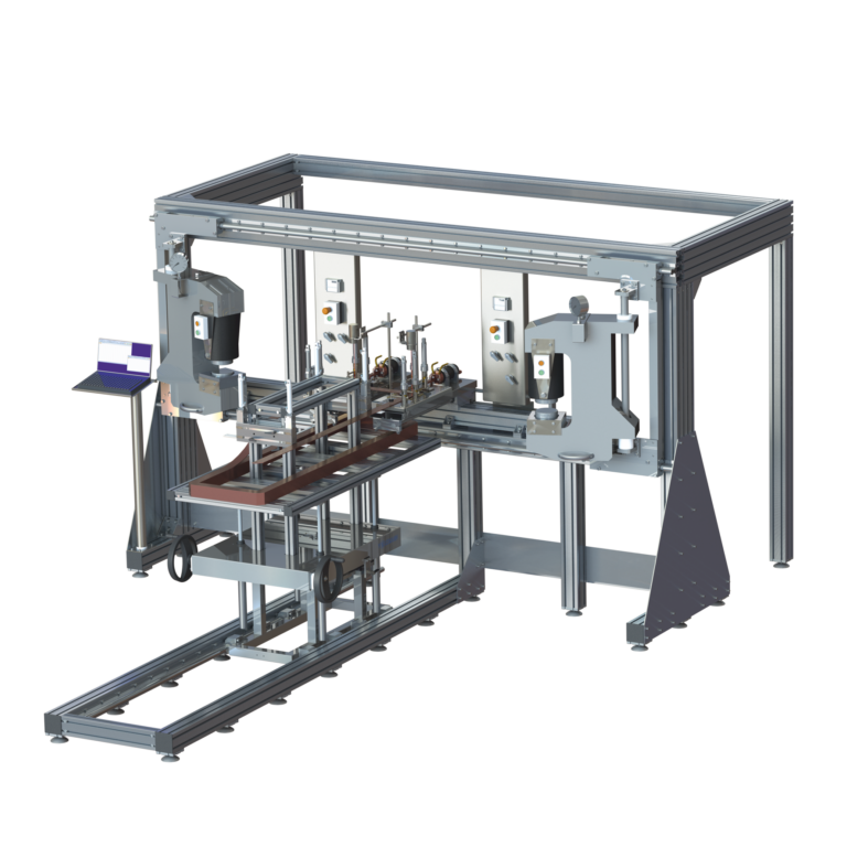 Pole coil brazing machine Volkmann